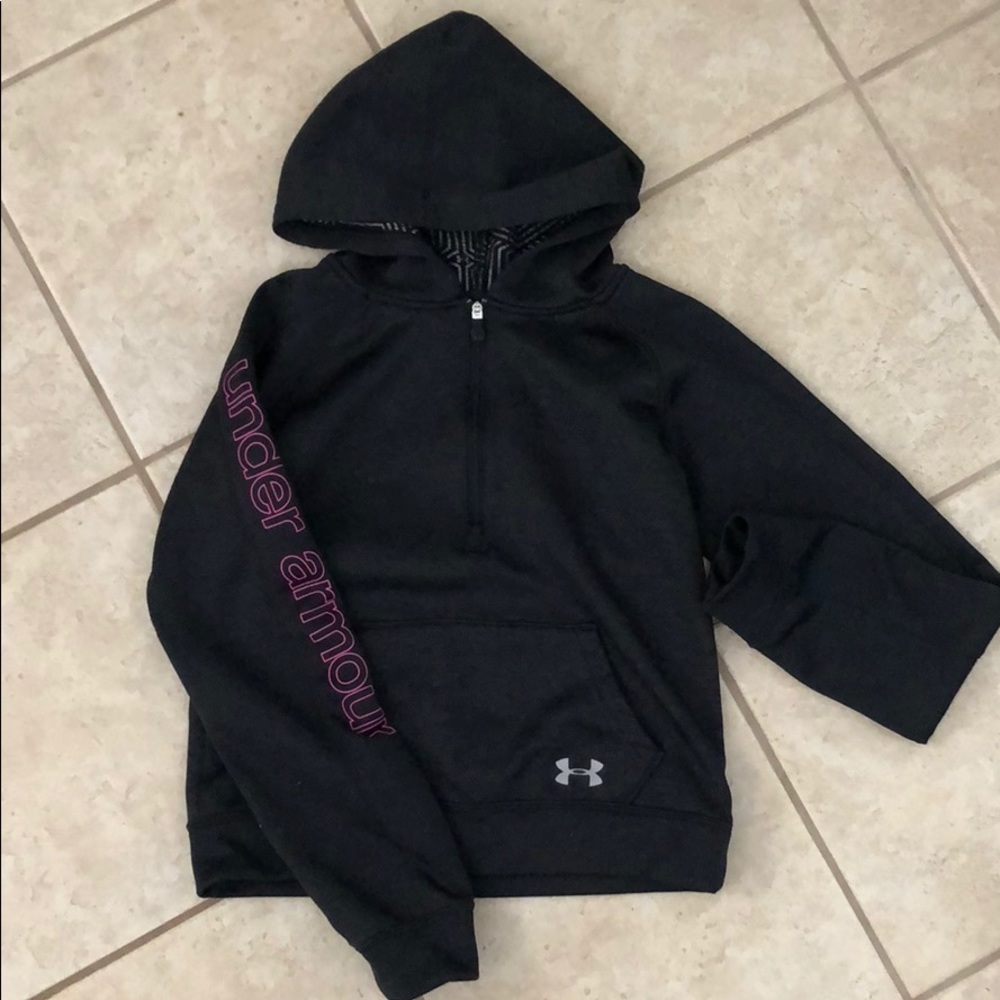 Girls under armour quarter zip hoodie